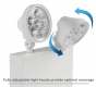 Dual-Head NYC Emergency Light with Battery Backup - Adjustable Light Heads