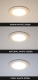 2.5\" Recessed LED Downlight - Puck Courtesy Light Fixture - 90 Lumens - 2700K / 4000K / 5700K