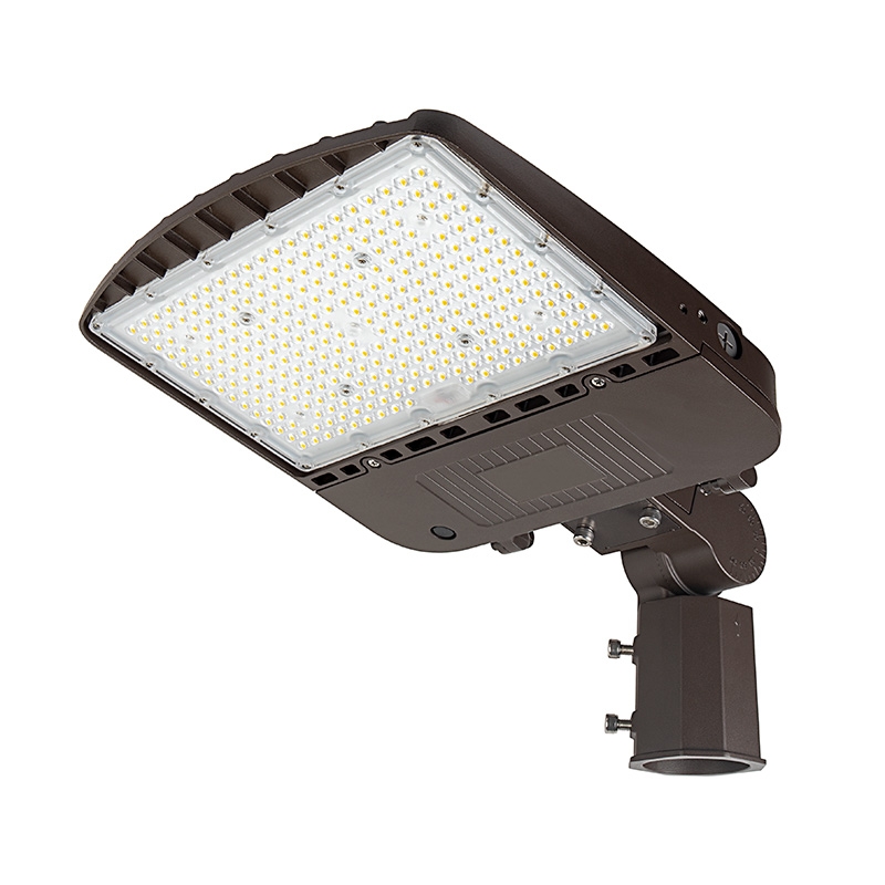 WYZM 300W/200W LED Parking Lot Light – Shoebox Area Pole Lamp, IP65, Dusk-to-Dawn, 5500K